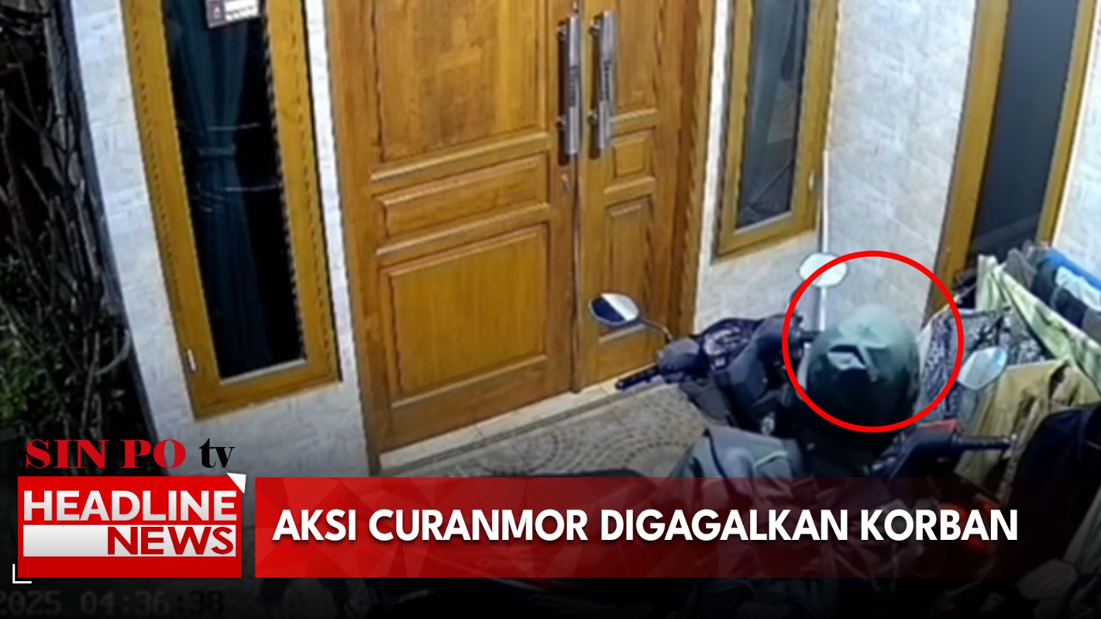 Aksi Curanmor Digagalkan Korban