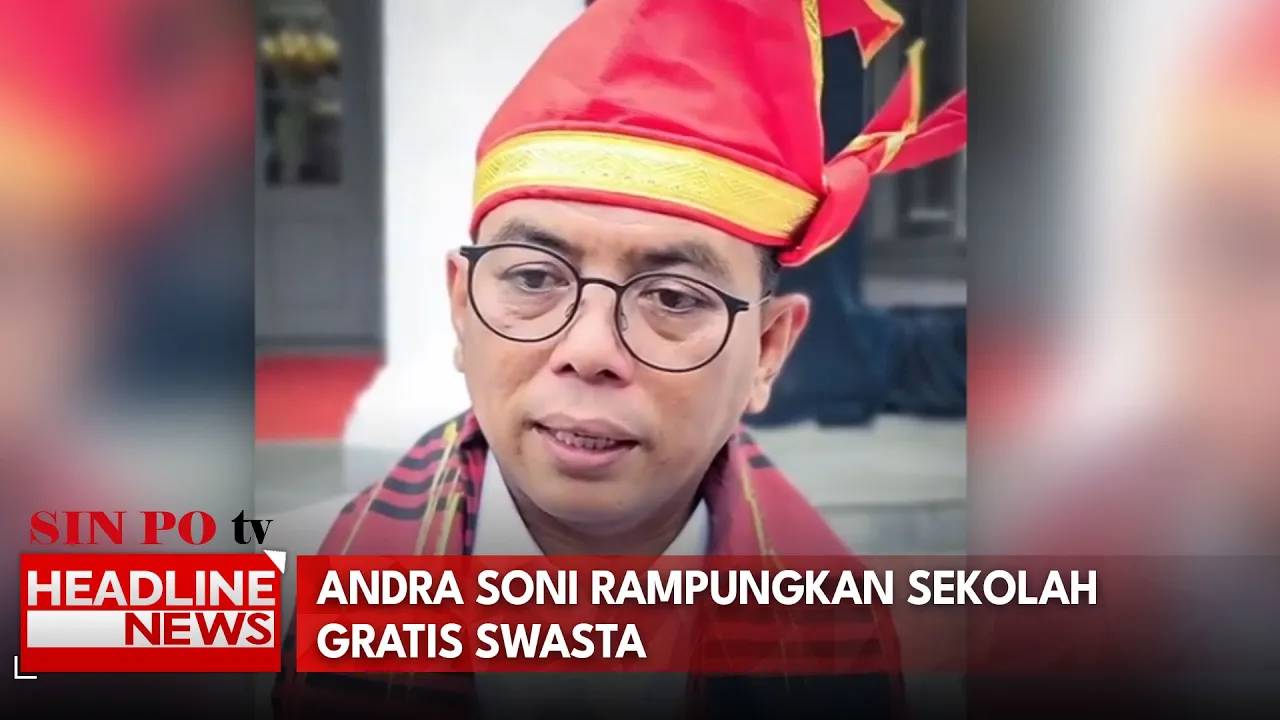 Andra Soni Rampungkan Sekolah Gratis Swasta