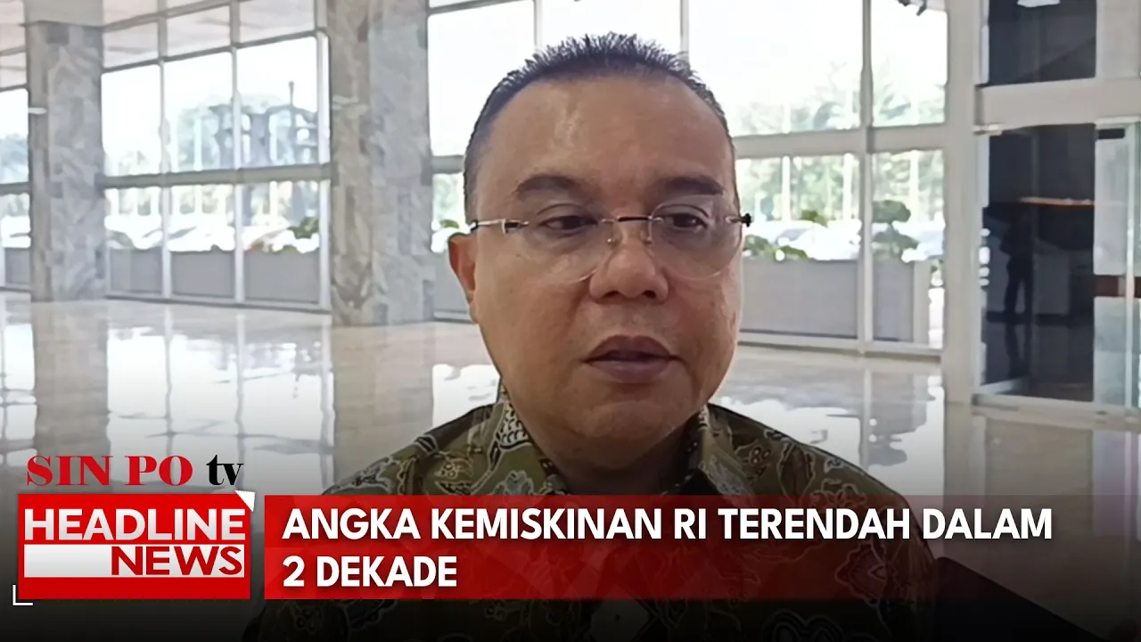 Angka Kemiskinan RI Terendah Dalam 2 Dekade