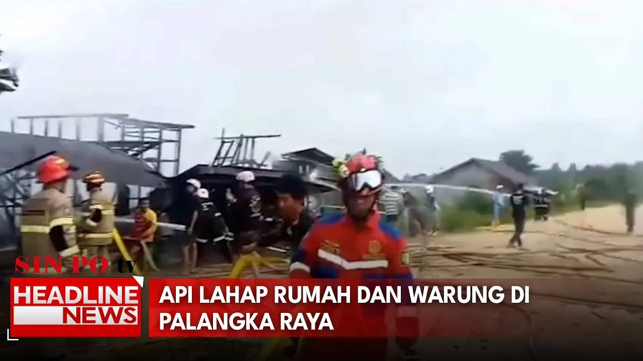 Api Lahap Rumah Dan Warung Di Palangka Raya