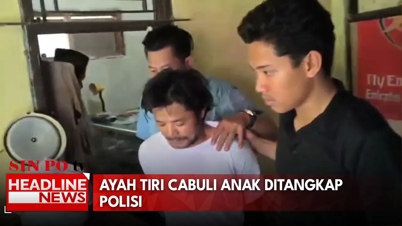 Ayah Tiri Cabuli Anak, Ditangkap Polisi