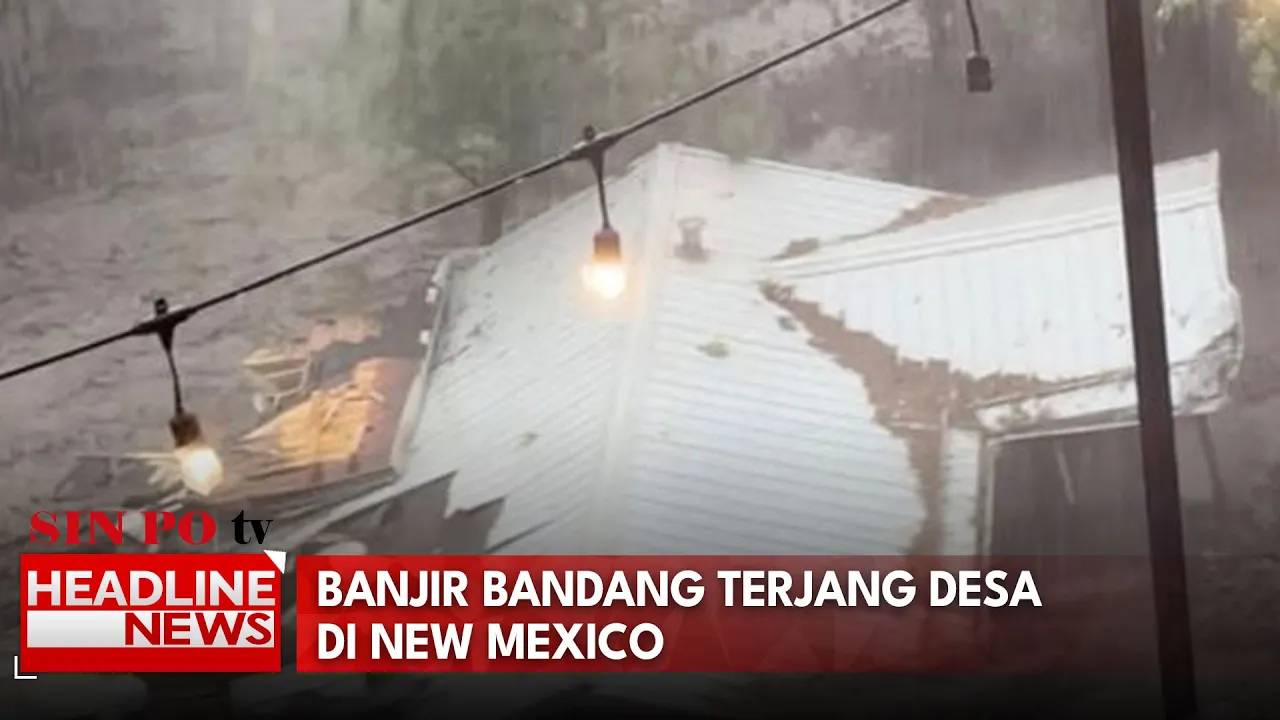 Banjir Bandang Terjang Desa Di New Mexico