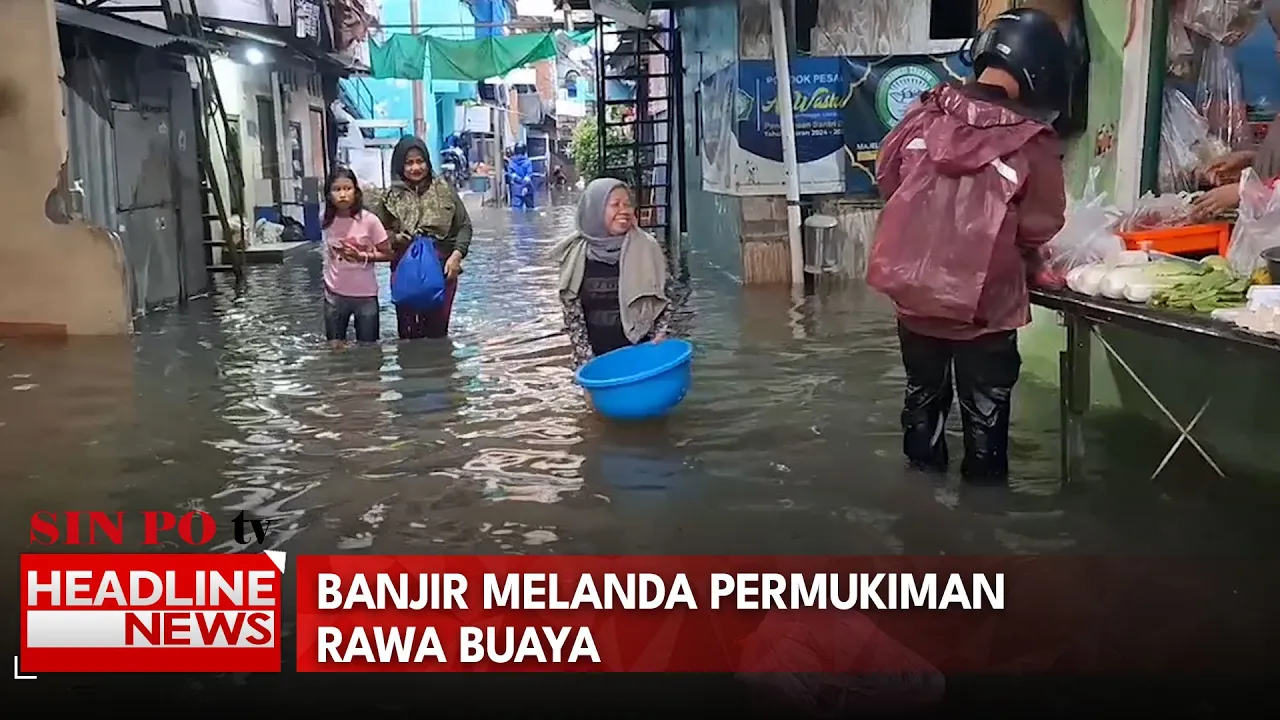 Banjir Melanda Permukiman Rawa Buaya