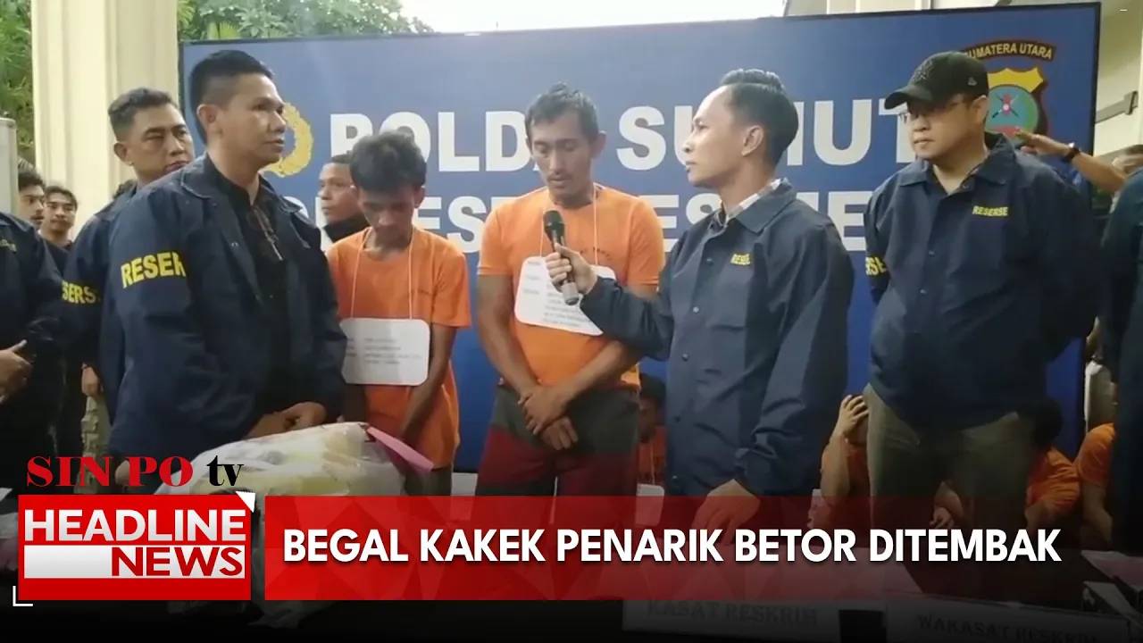 Begal Kakek Penarik Betor Ditembak