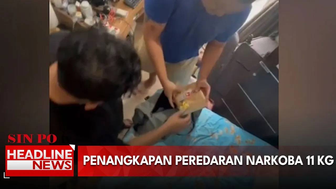 Detik-detik Penangkapan Peredaran Narkoba 11 Kg Sabu