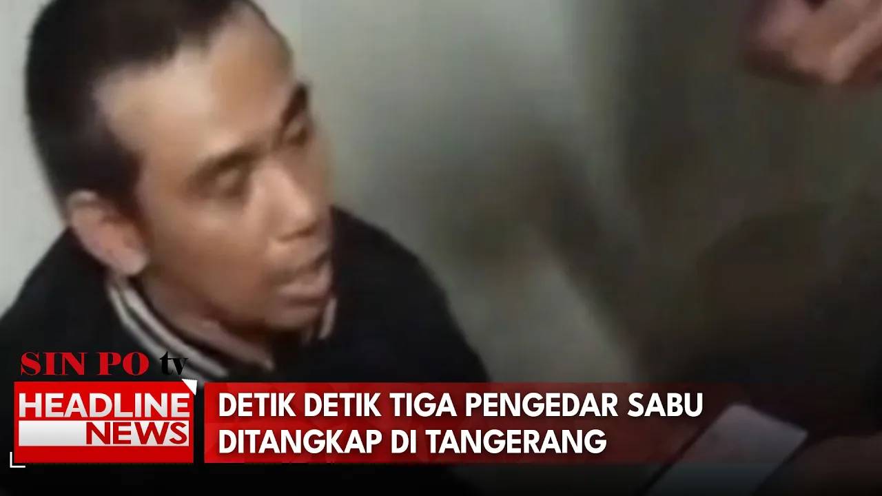 Detik-Detik Tiga Pengedar Sabu Ditangkap di Tangerang, 3 Kg Barang Bukti Diamankan