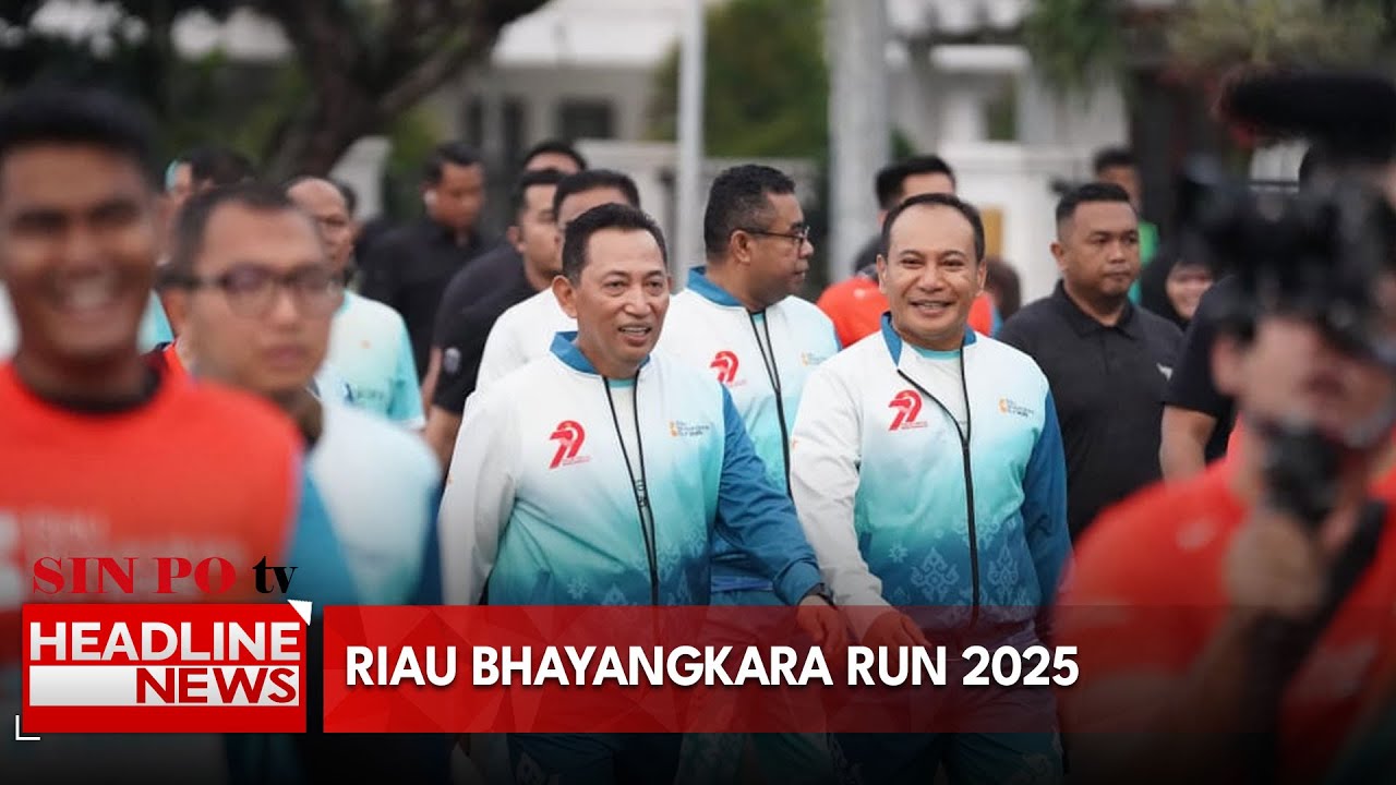 Diikuti Ribuan Pelari, Riau Bhayangkara Run 2025 Sukses Digelar