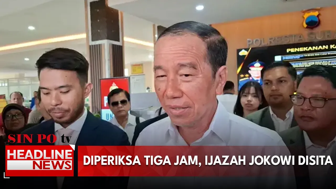 Diperiksa Tiga Jam, Ijazah Jokowi Disita