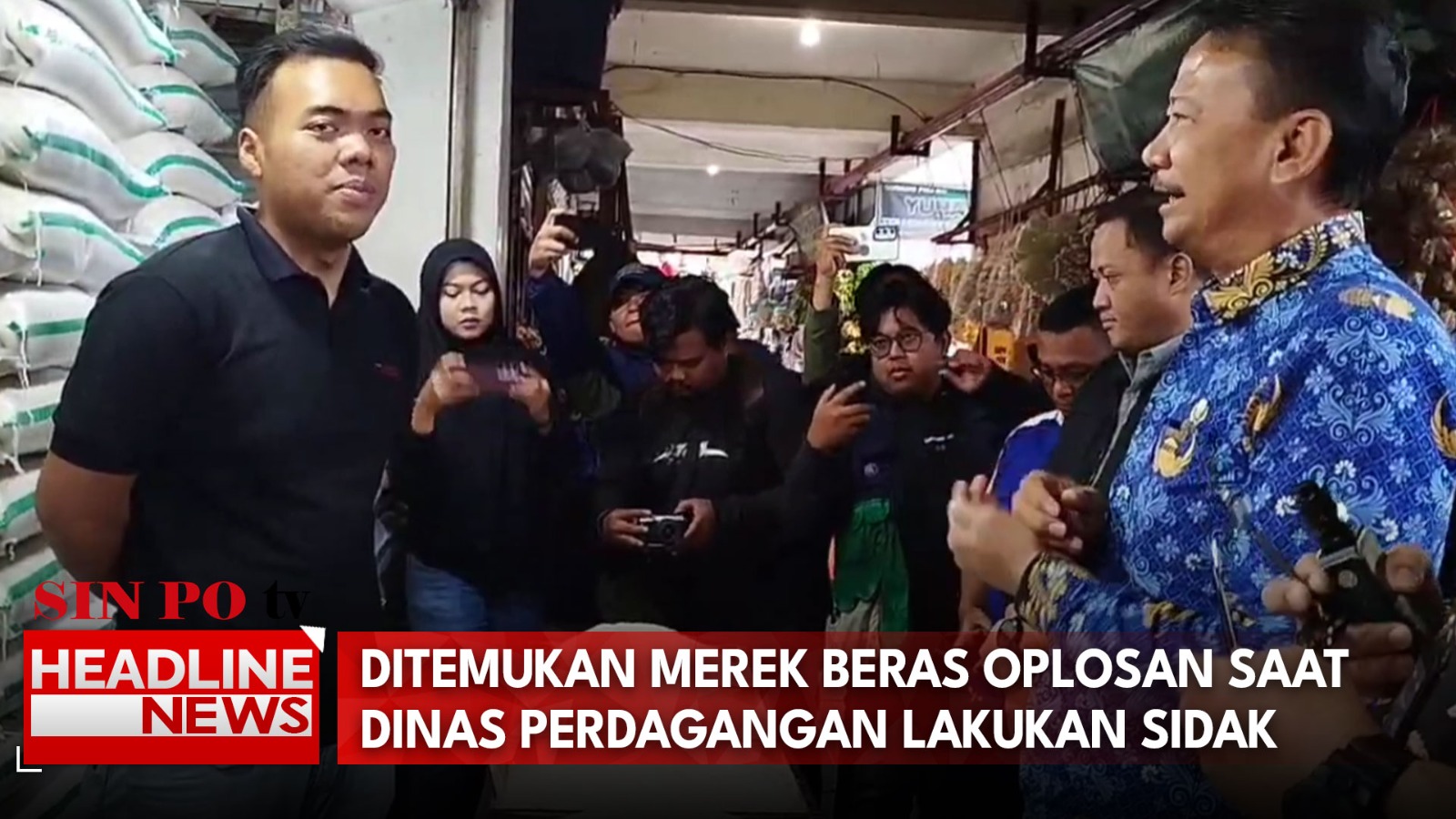 Ditemukan Merek Beras Oplosan saat Dinas Perdagangan Lakukan Sidak