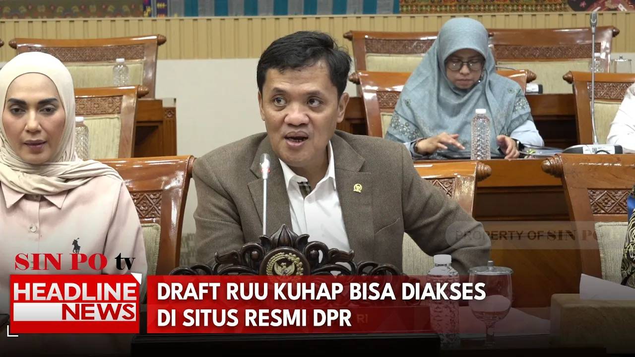 Draft RUU KUHAP Bisa Diakses Di Situs Resmi DPR