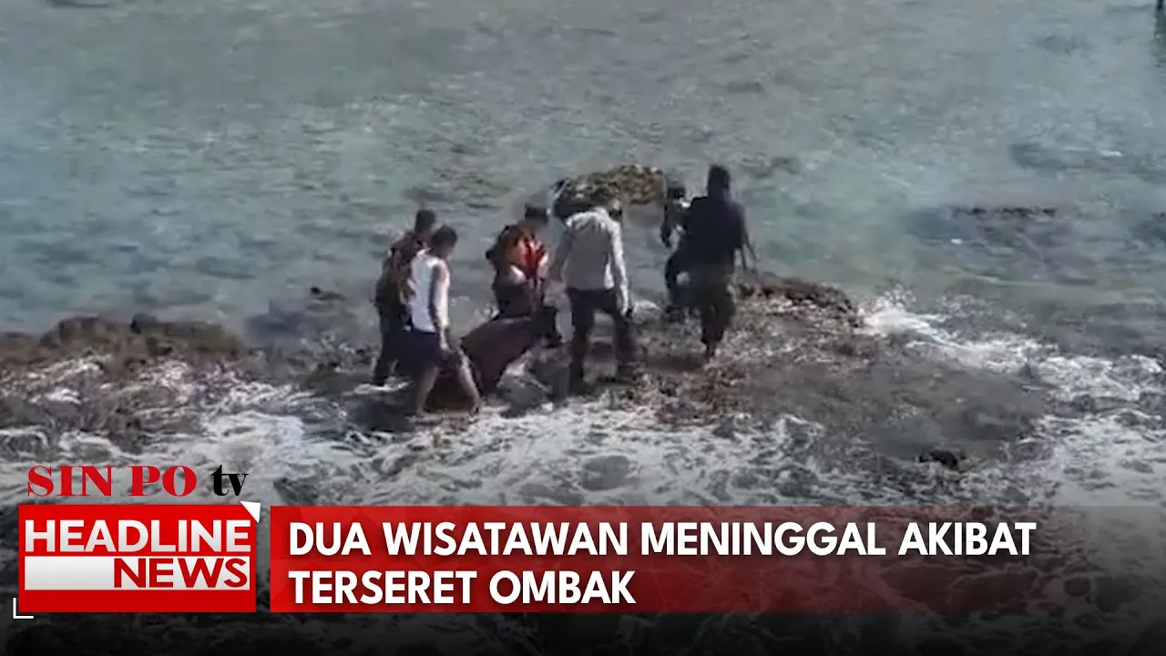 Dua Wisatawan Meninggal Terseret Ombak di Pantai Karangseke, Lebak