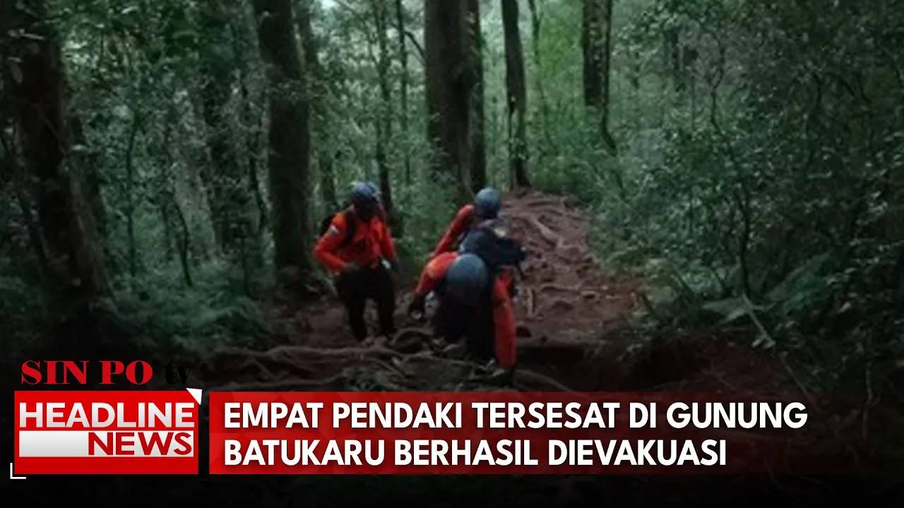 Empat Pendaki Tersesat di Gunung Batukaru Berhasil Dievakuasi