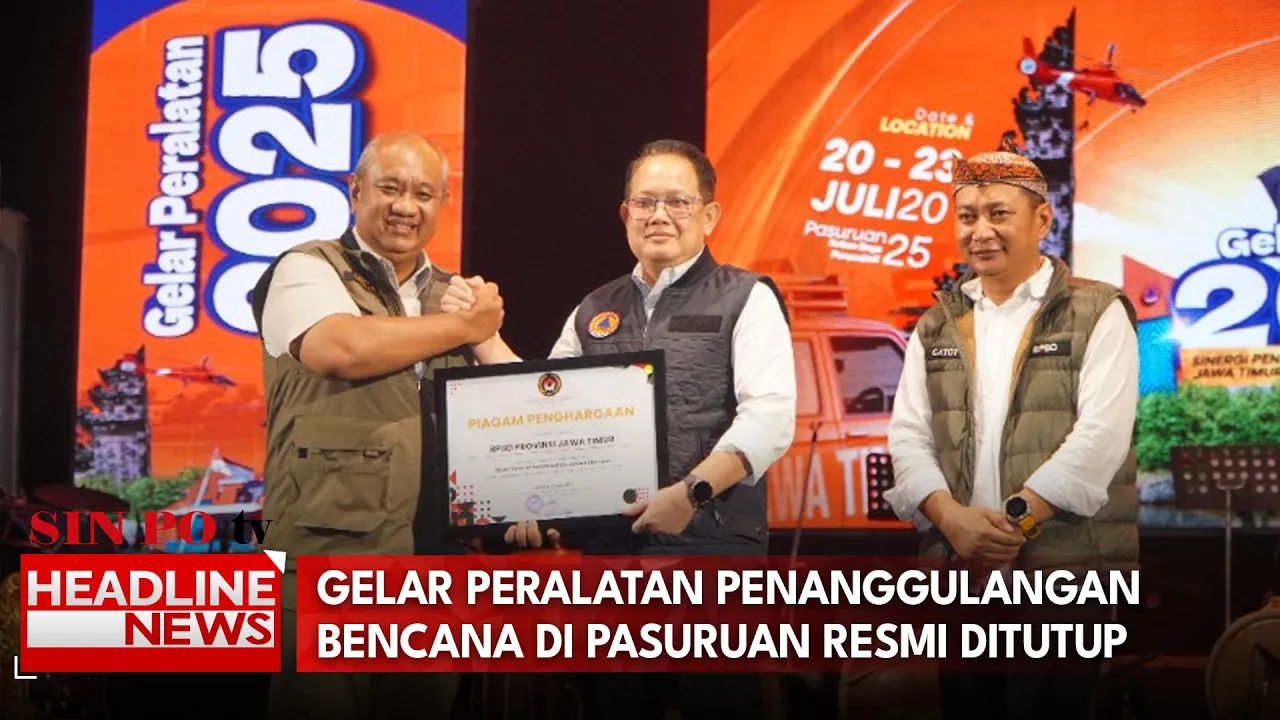 Gelar Peralatan Penanggulangan Bencana Di Pasuruan Resmi Ditutup
