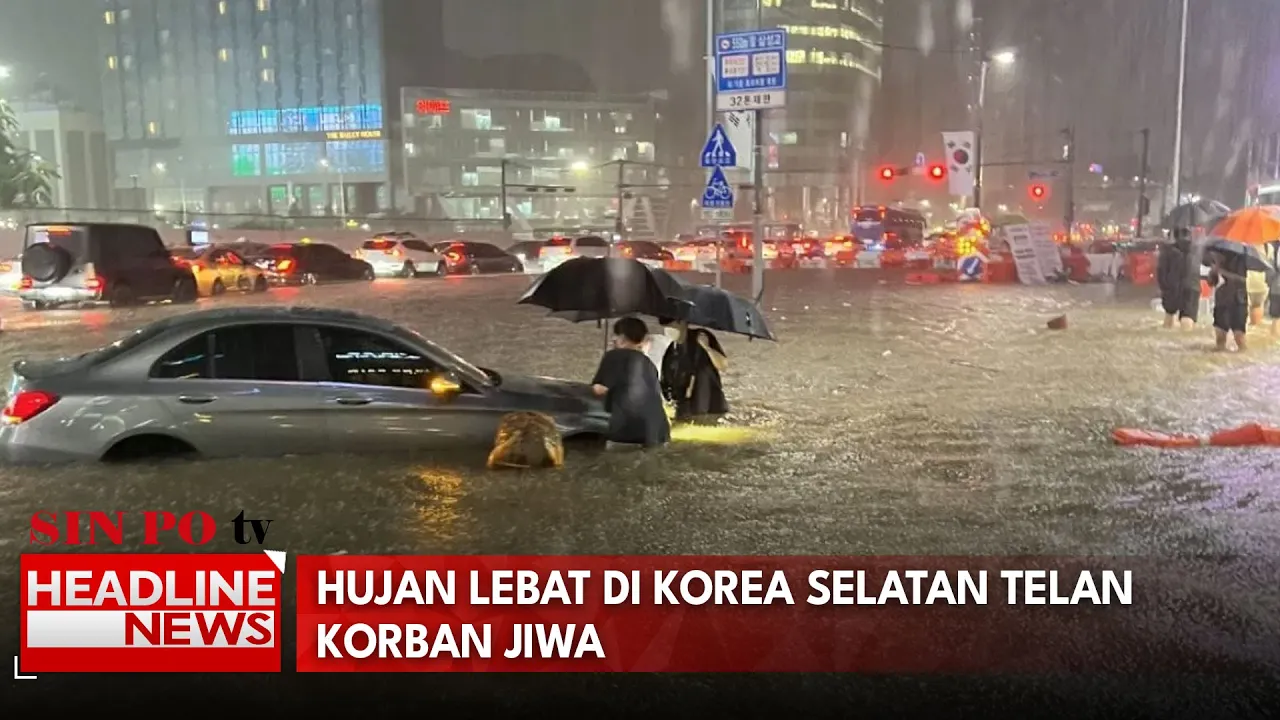 Hujan Lebat di Korea Selatan Telan Korban Jiwa