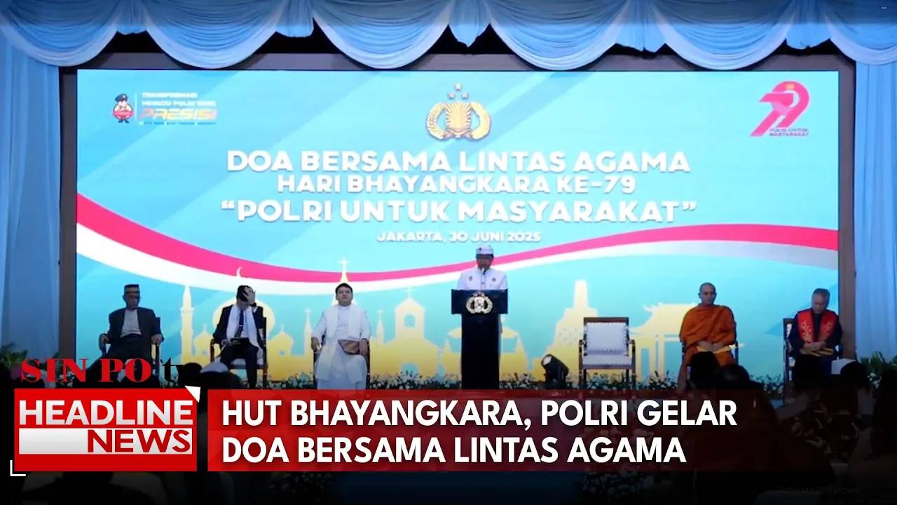 HUT Bhayangkara, Polri Gelar Doa Bersama Lintas Agama