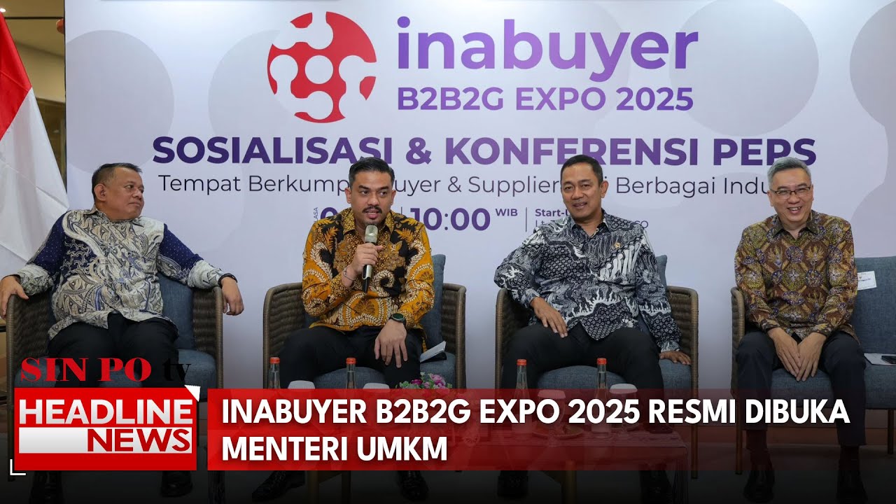 INABUYER B2B2G EXPO 2025 Resmi Dibuka Menteri UMKM Maman Abdurrahman