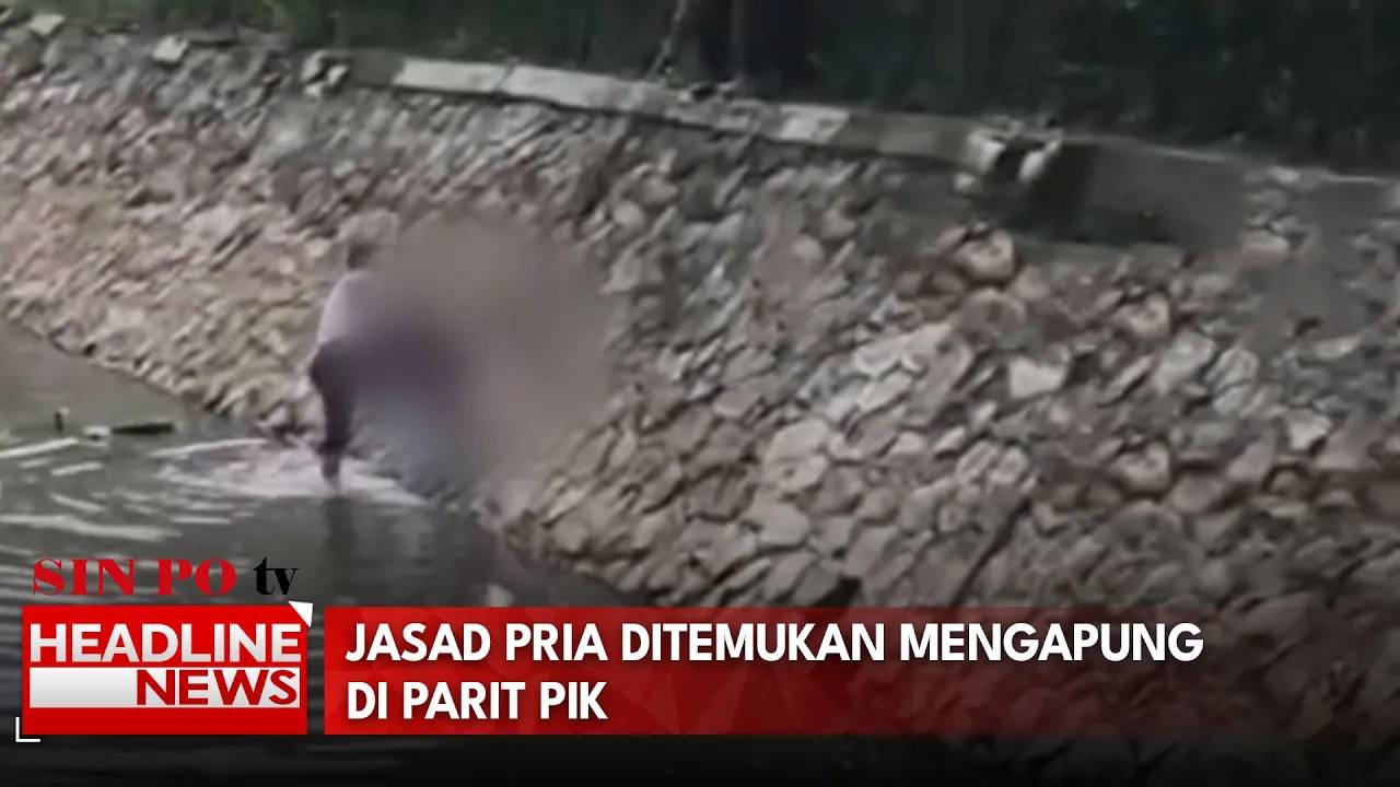 Jasad Pria Ditemukan Mengapung di Parit PIK