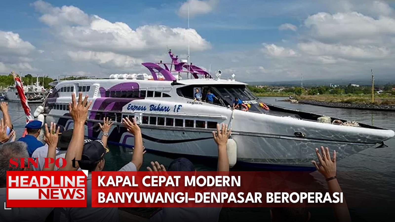 Kapal Cepat Modern Banyuwangi–Denpasar Resmi Beroperasi