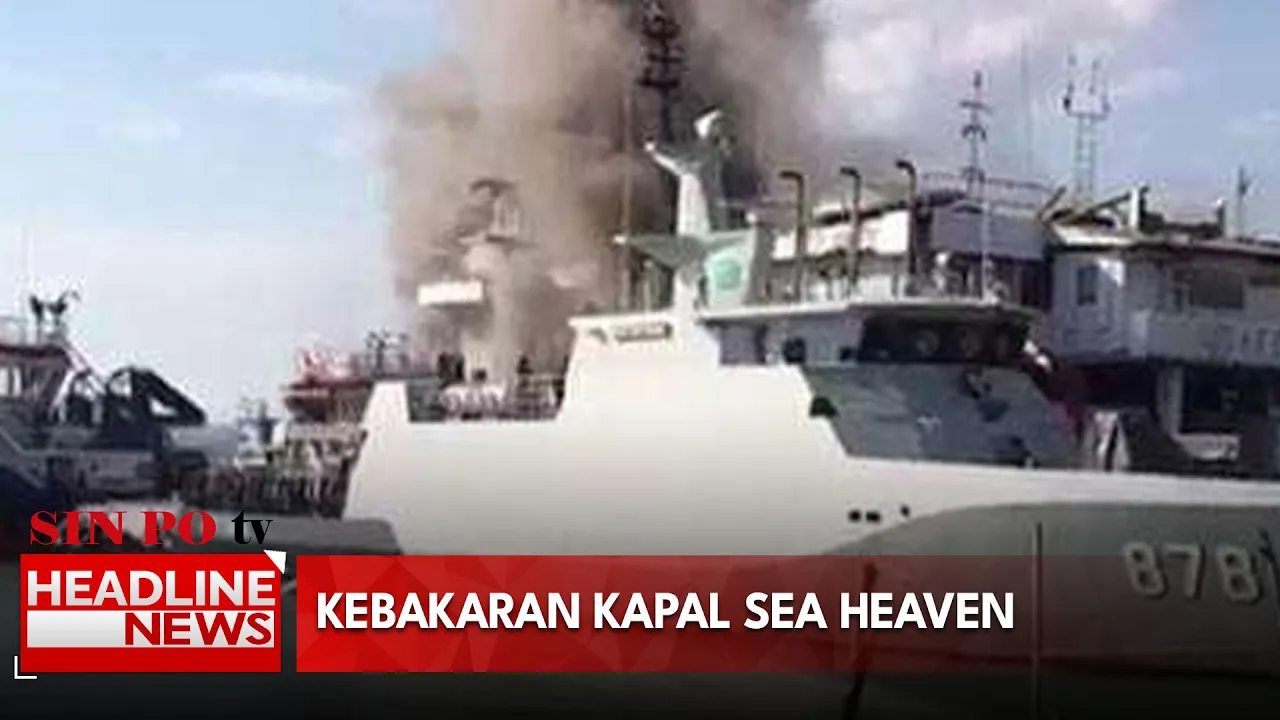 Kebakaran Kapal Sea Heaven