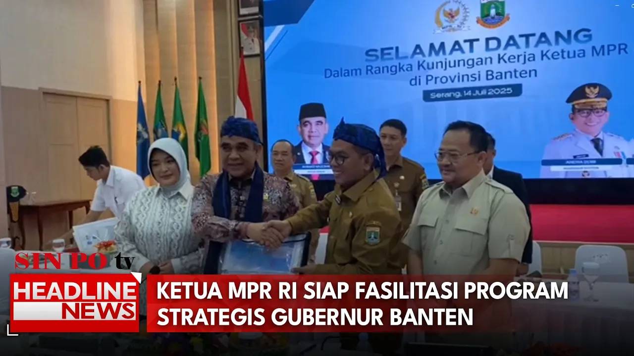 Ketua MPR RI Siap Fasilitasi Program Strategis Gubernur Banten