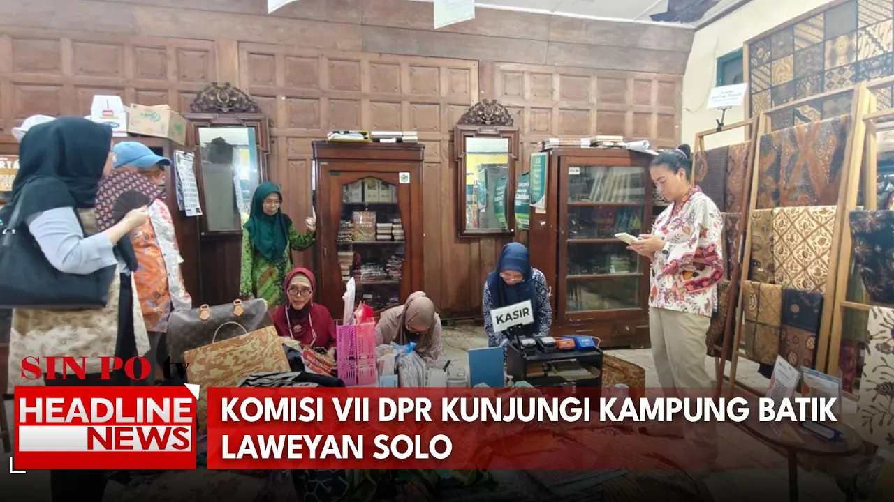 Komisi VII DPR Kunjungi Kampung Batik Laweyan Solo