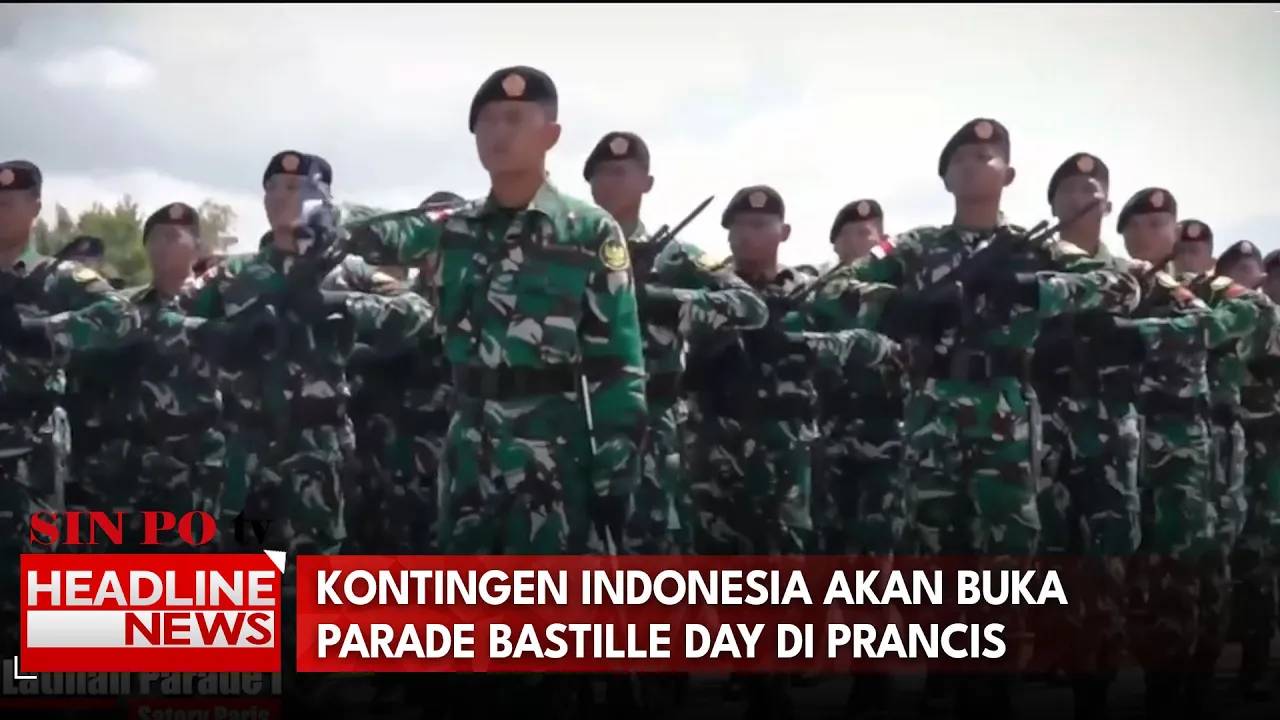 Kontingen Indonesia Akan Buka Parade Bastille Day di Prancis