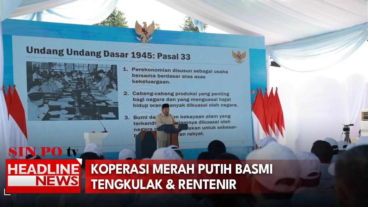 Koperasi Merah Putih Basmi Tengkulak & Rentenir
