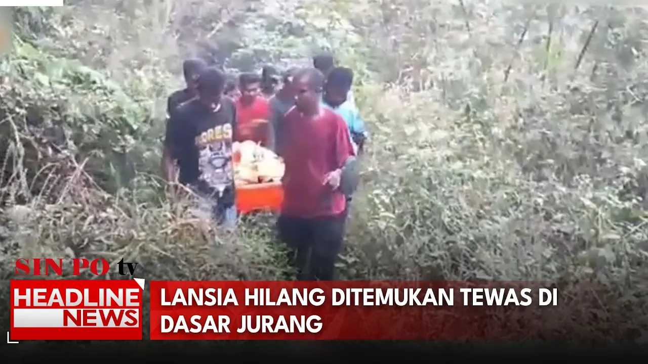 Lansia Hilang Ditemukan Tewas Di Dasar Jurang