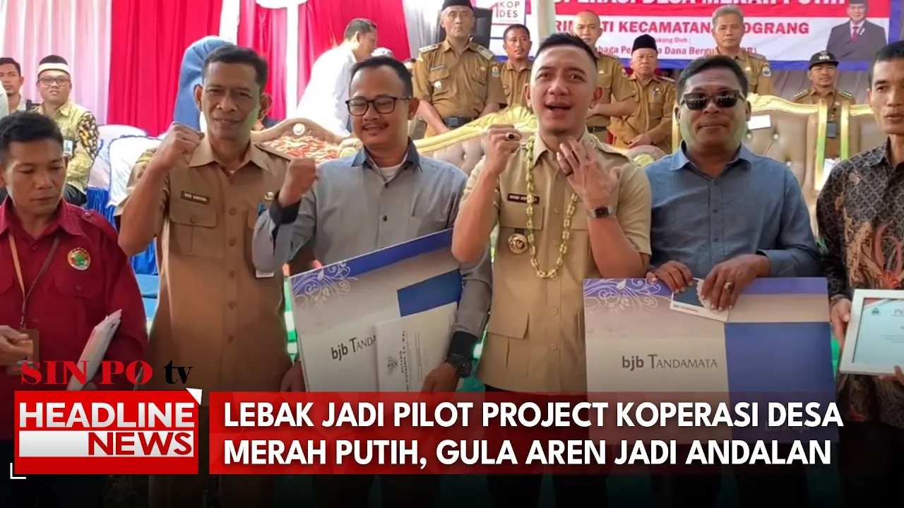 Lebak Jadi Pilot Project Koperasi Desa Merah Putih, Gula Aren Jadi Andalan