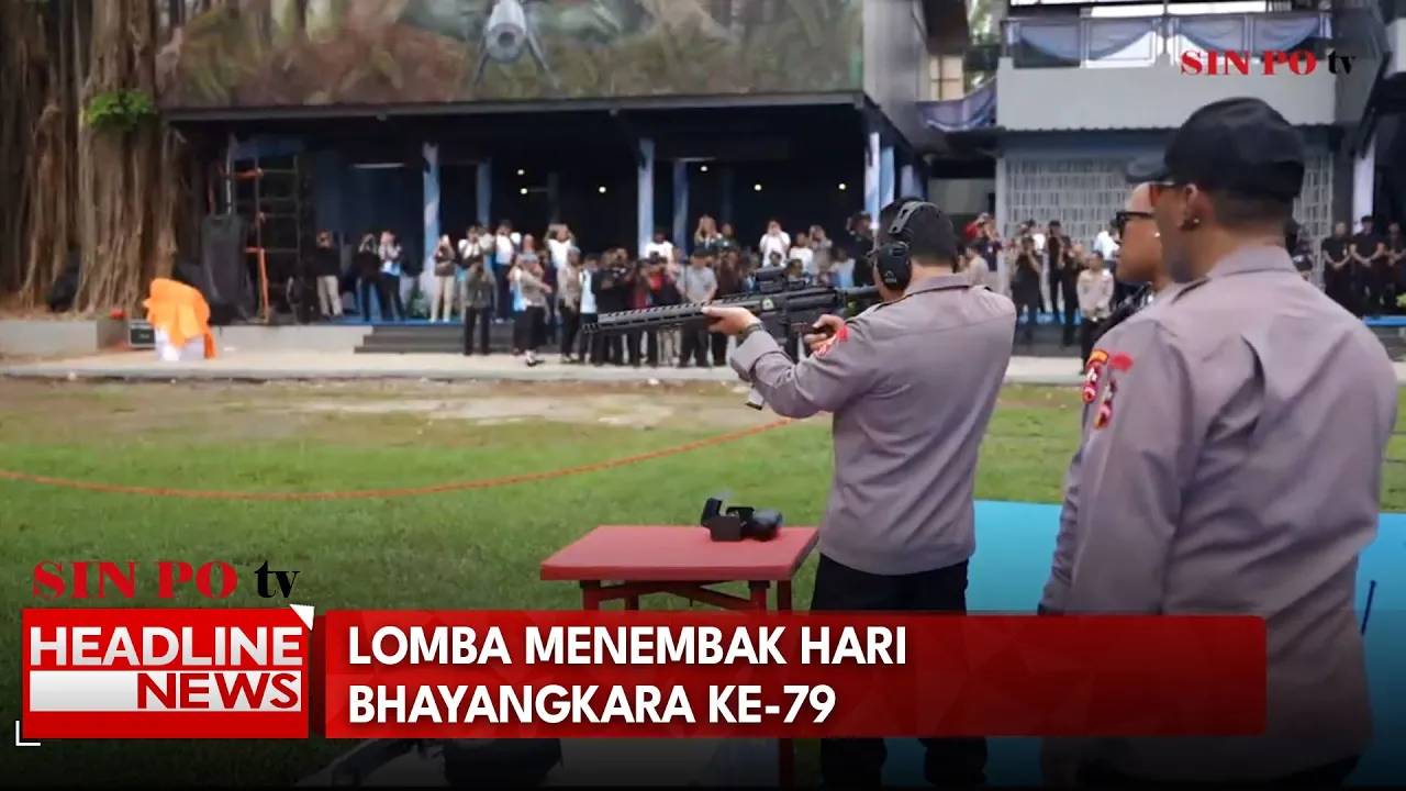 Lomba Menembak Hari Bhayangkara Ke-79