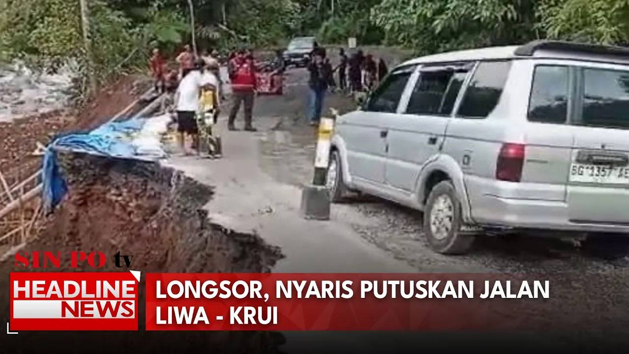 Longsor Nyaris Putuskan Jalan Liwa–Krui