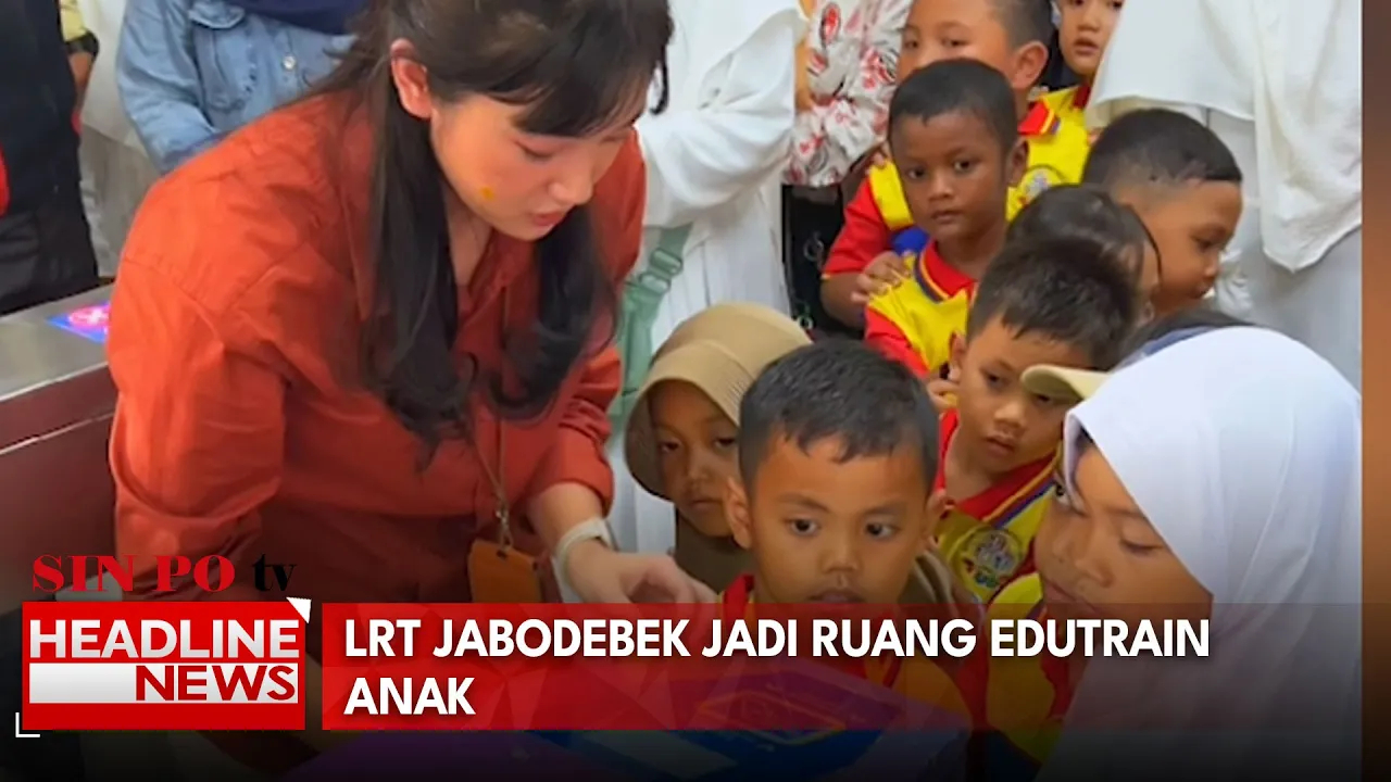 LRT Jabodebek Jadi Ruang Edutrain Anak