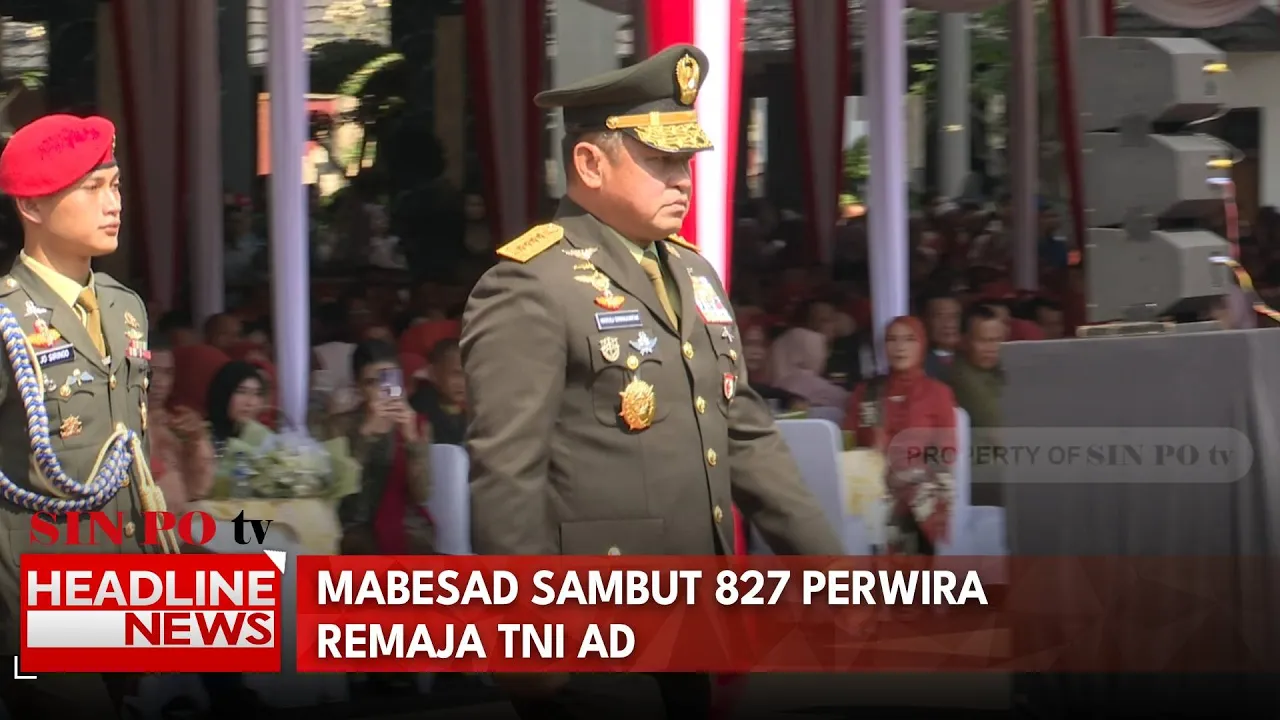 Mabesad Sambut 827 Perwira Remaja TNI AD