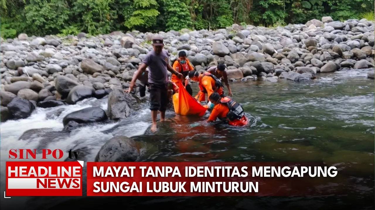 Mayat Tanpa Identitas Mengapung di Sungai Lubuk Minturun