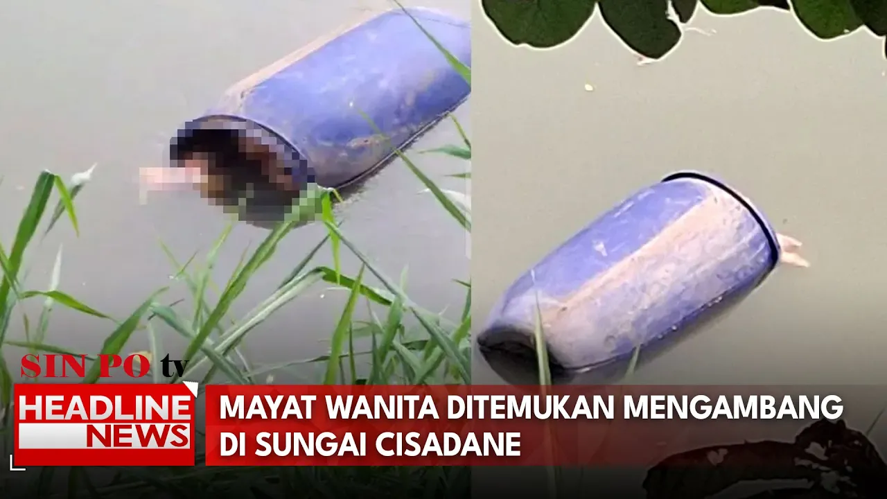 Mayat Wanita Ditemukan Mengambang Di Sungai Cisadane