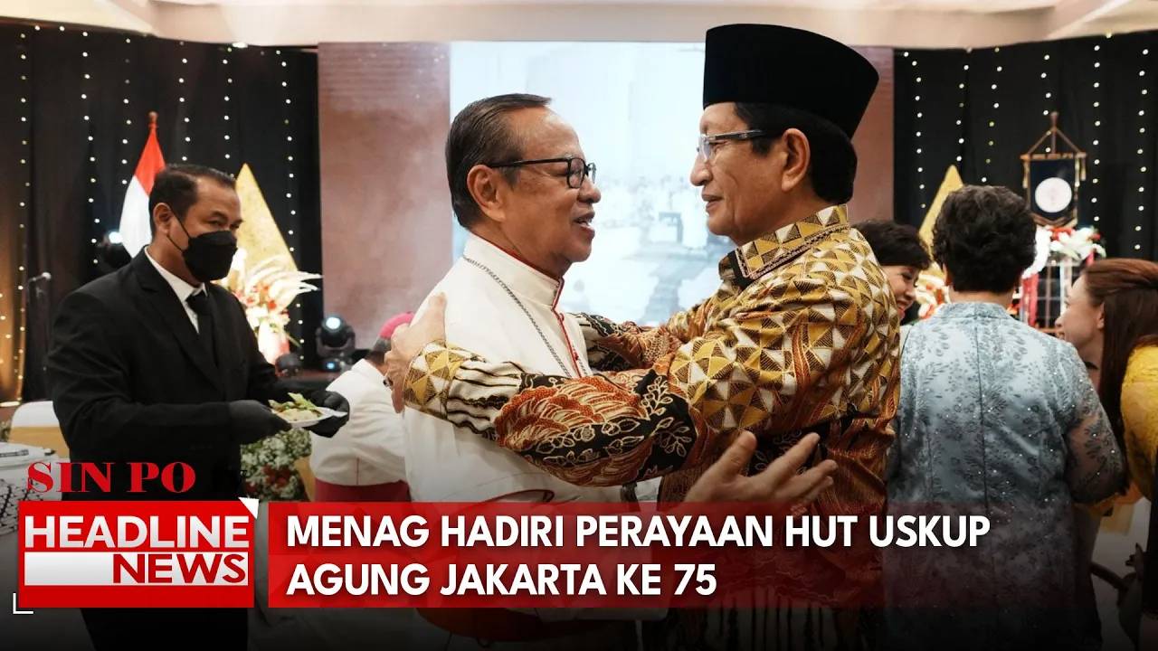 Menag Hadiri Perayaan HUT Uskup Agung Jakarta ke-75