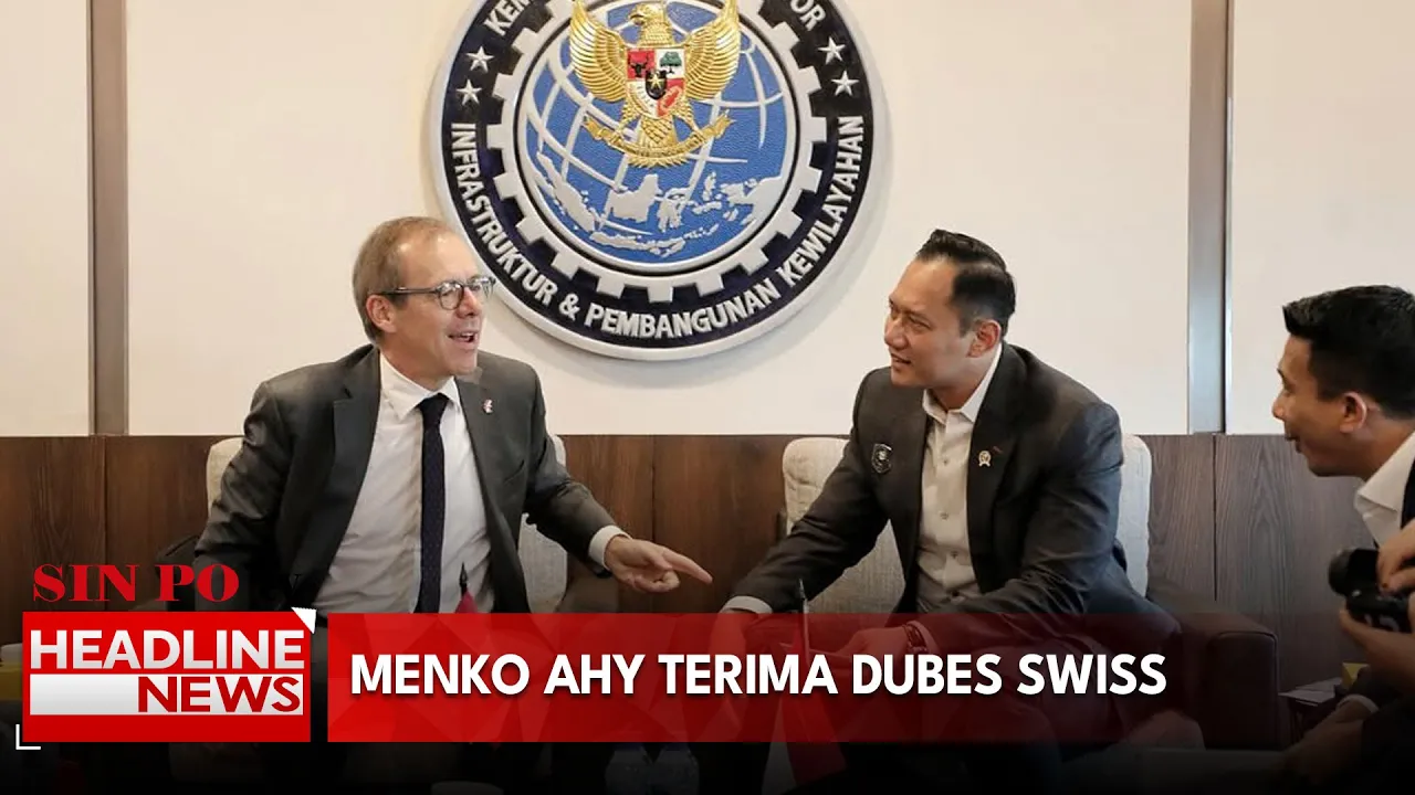 Menko AHY Terima Dubes Swiss