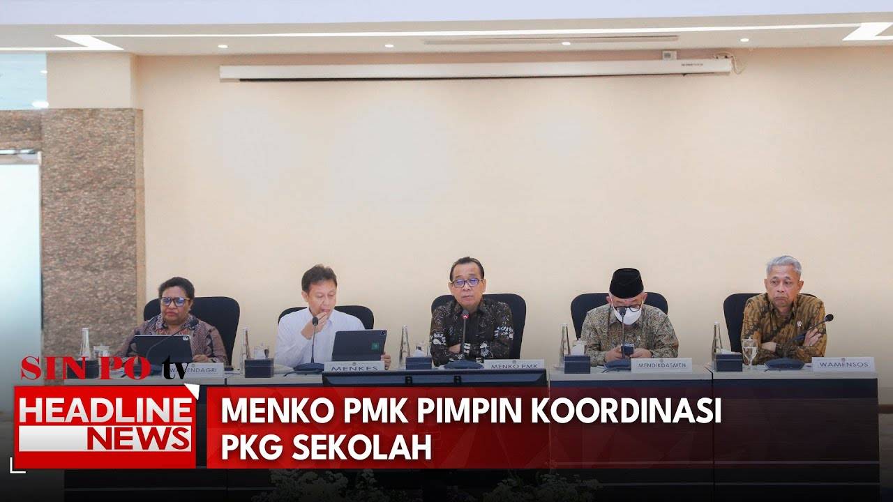 Menko PMK Pimpin Koordinasi PKG Sekolah