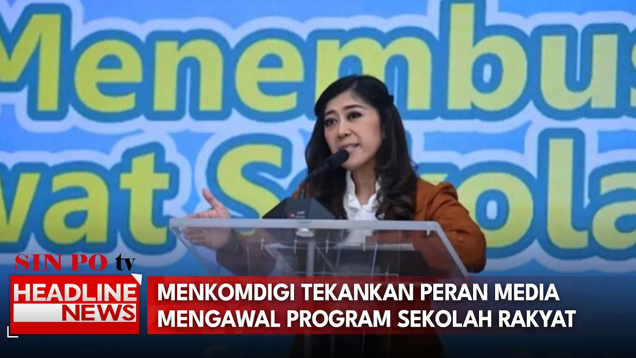 Menkomdigi Tekankan Peran Media Mengawal Program Sekolah Rakyat