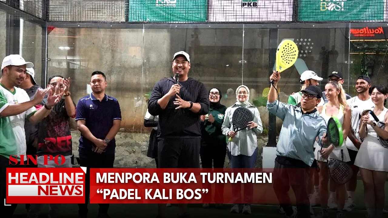Menpora Buka Turnamen “Padel Kali Bos”