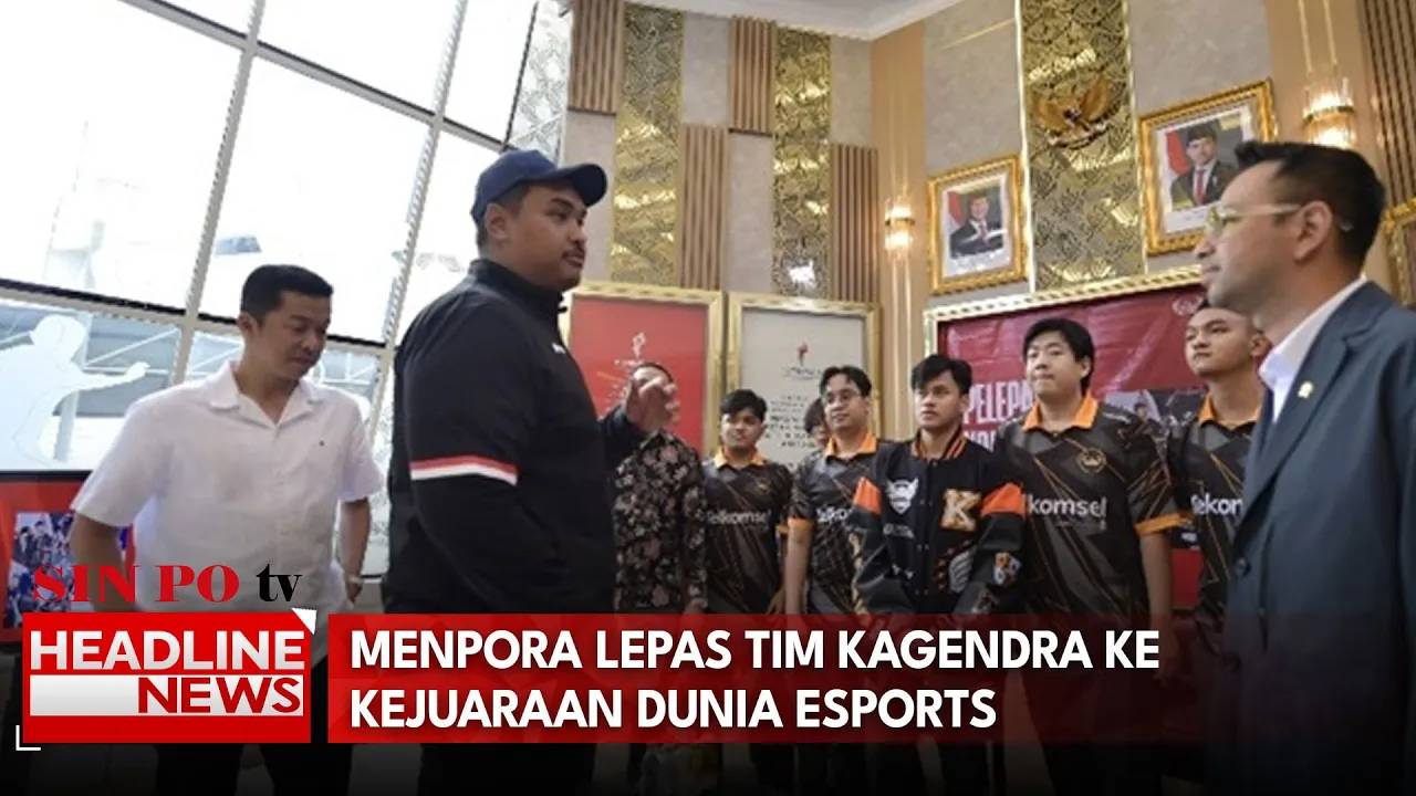 Menpora Lepas Tim Kagendra ke Kejuaraan Dunia Esports