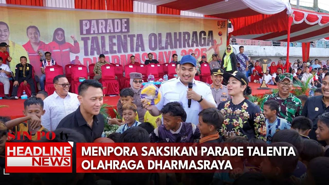 Menpora Saksikan Parade Talenta Olahraga Dharmasraya