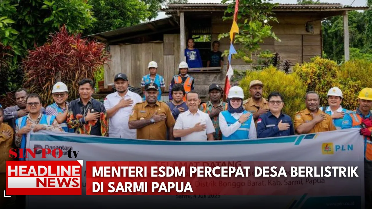 Menteri ESDM Percepat Desa Berlistrik di Sarmi, Papua