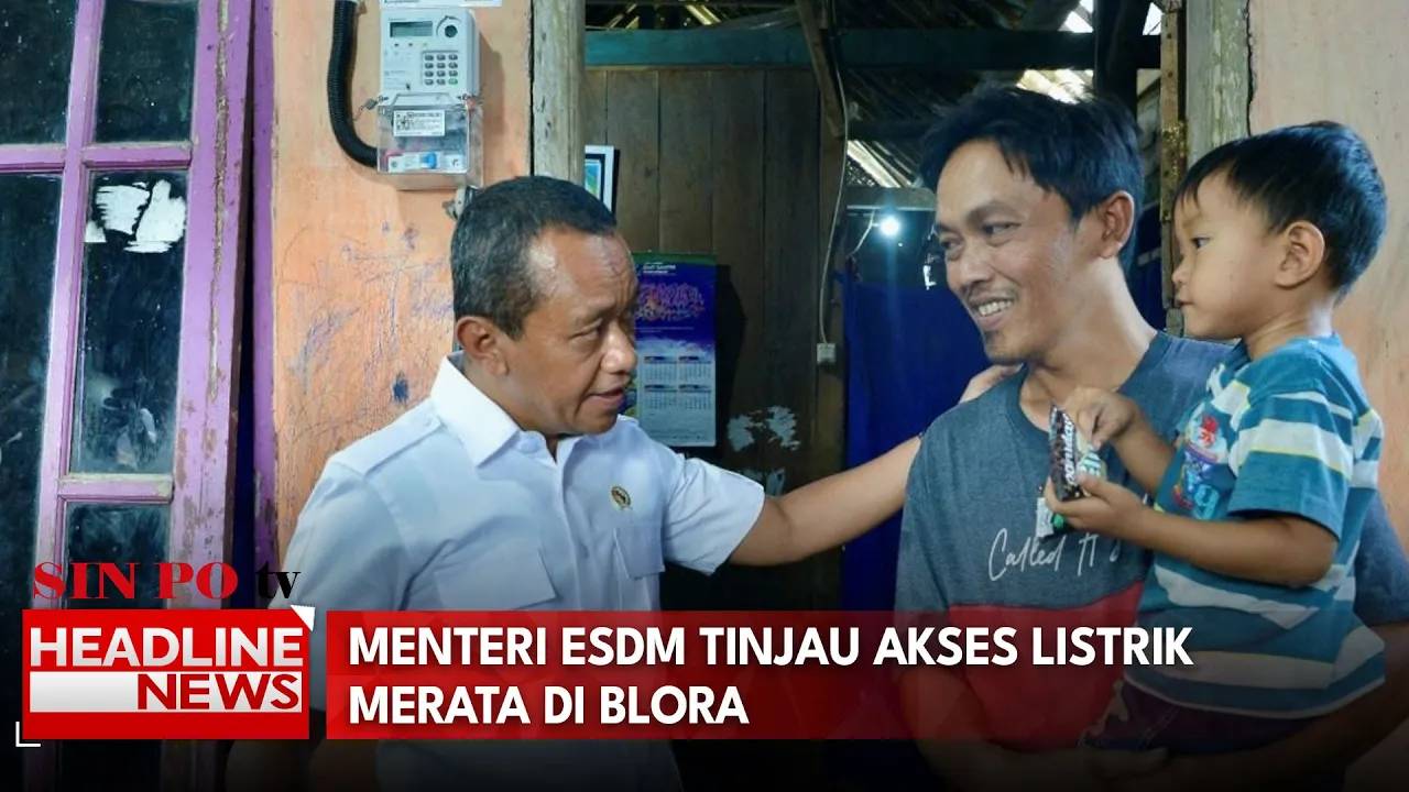 Menteri ESDM Tinjau Akses Listrik Merata Di Blora