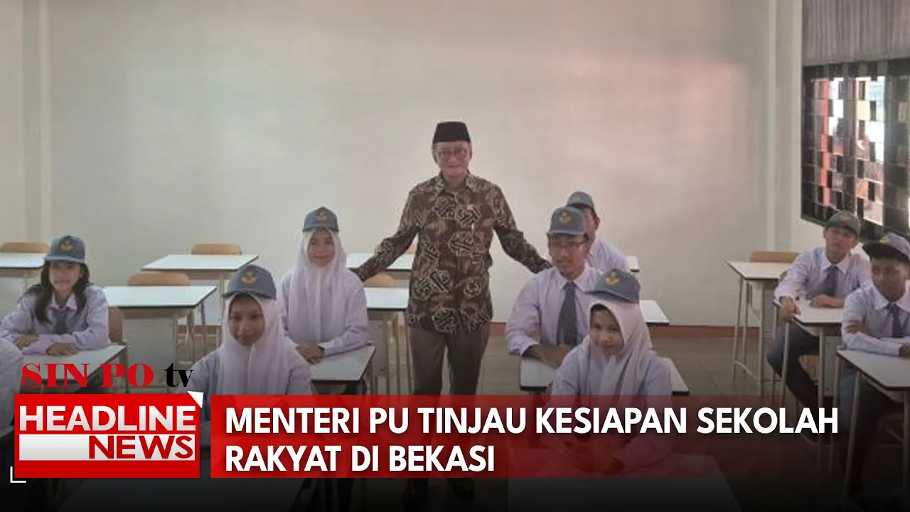 Menteri PU Tinjau Kesiapan Sekolah Rakyat di Bekasi