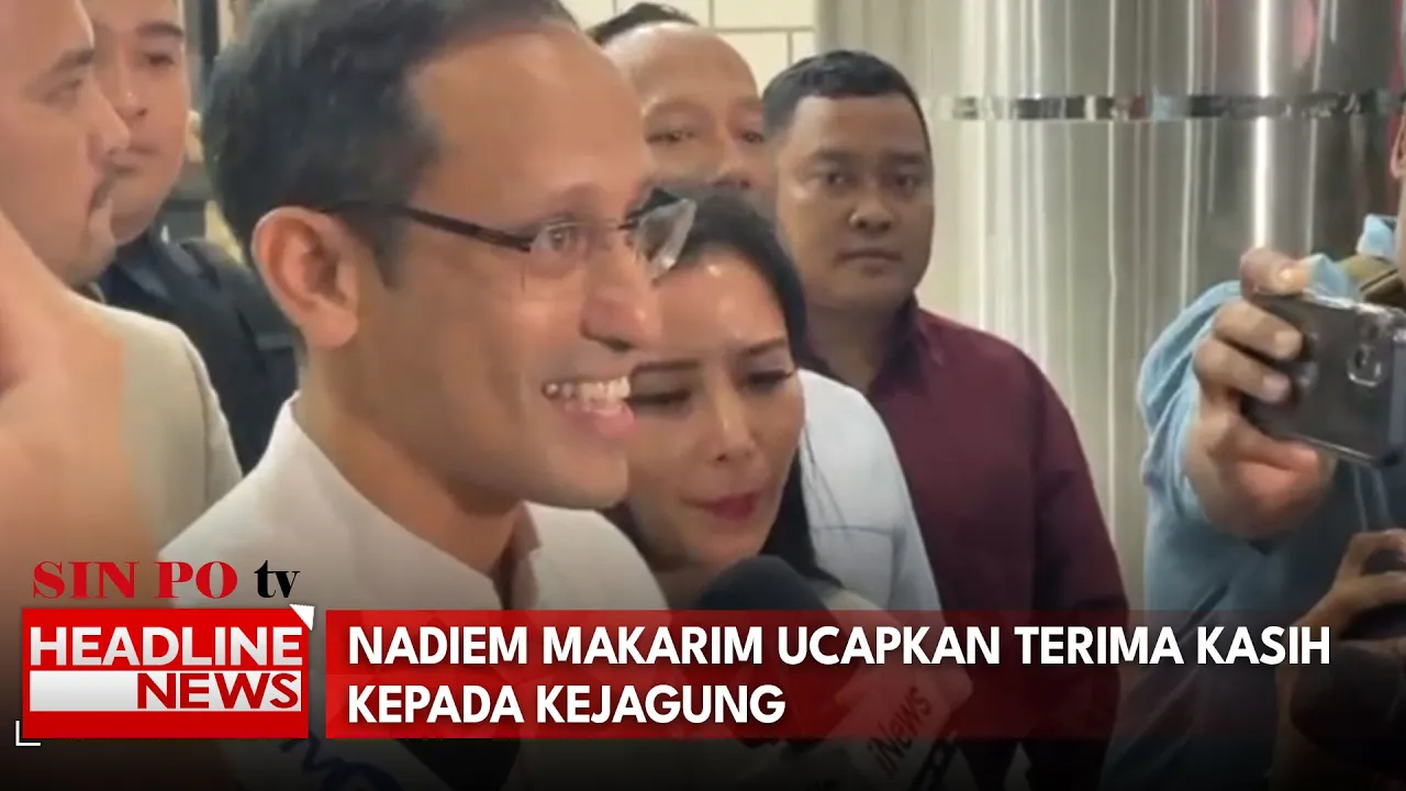 Nadiem Makarim Ucapkan Terima Kasih kepada Kejagung