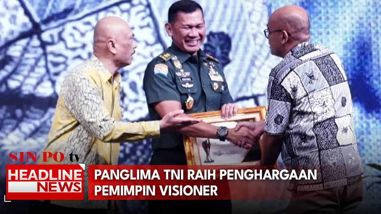 Panglima TNI Raih Penghargaan Pemimpin Visioner