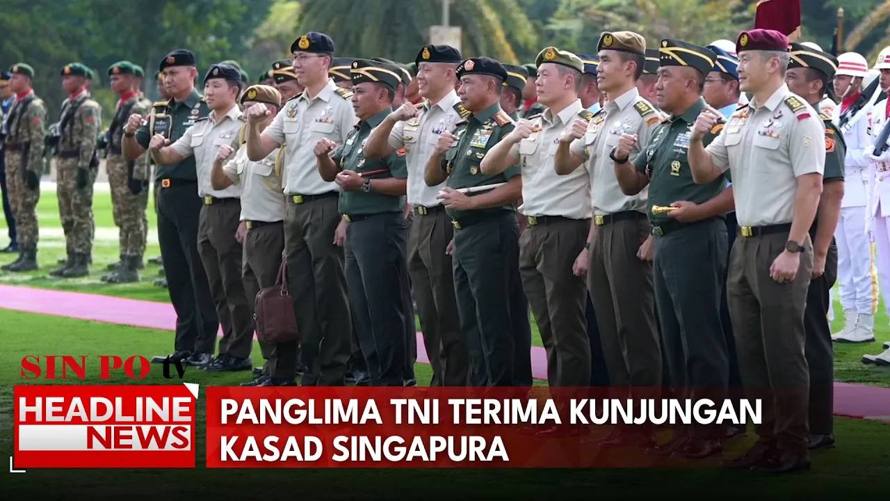 Panglima TNI Terima Kunjungan Kasad Singapura