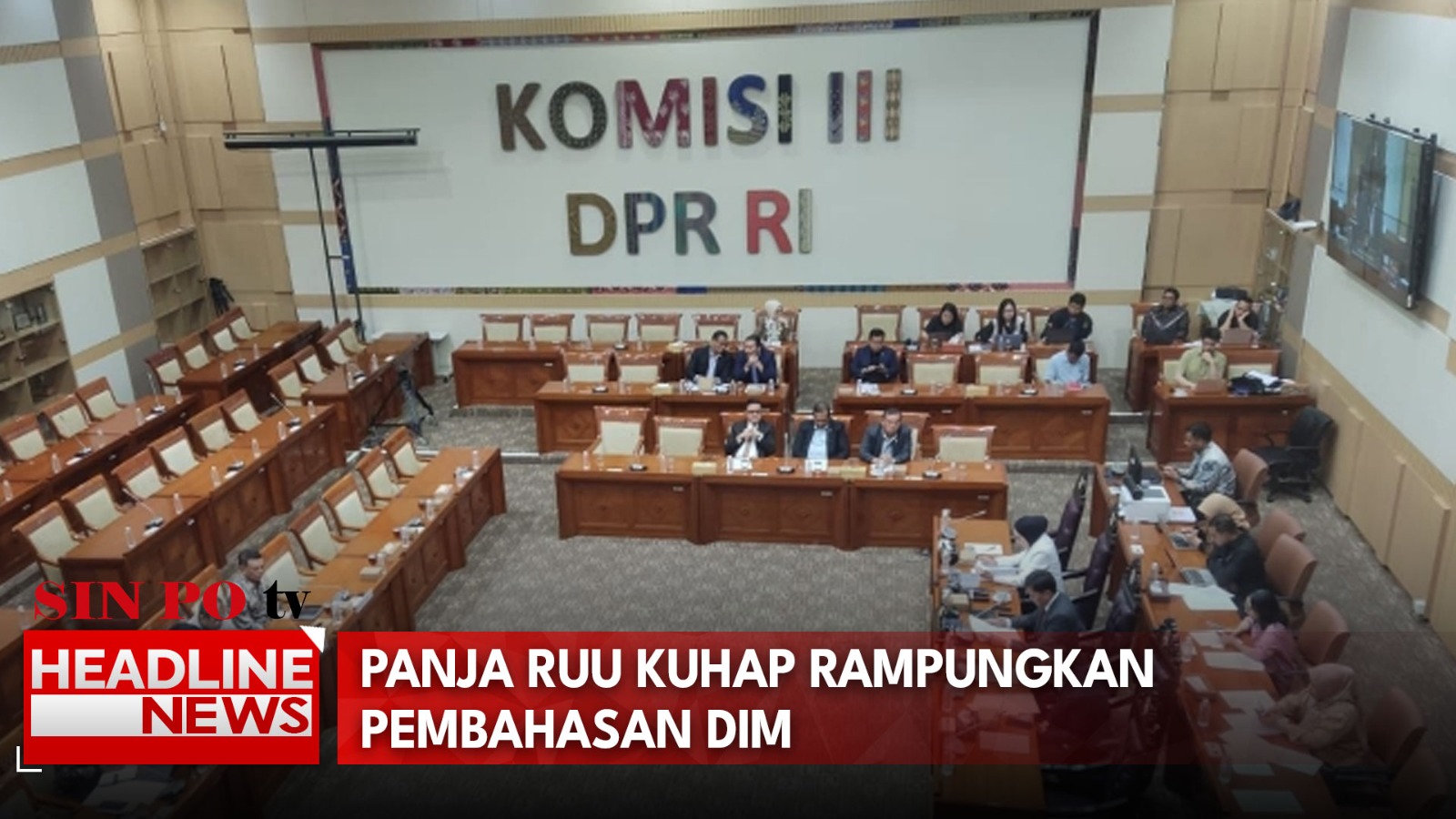 Panja RUU KUHAP Rampungkan Pembahasan DIM