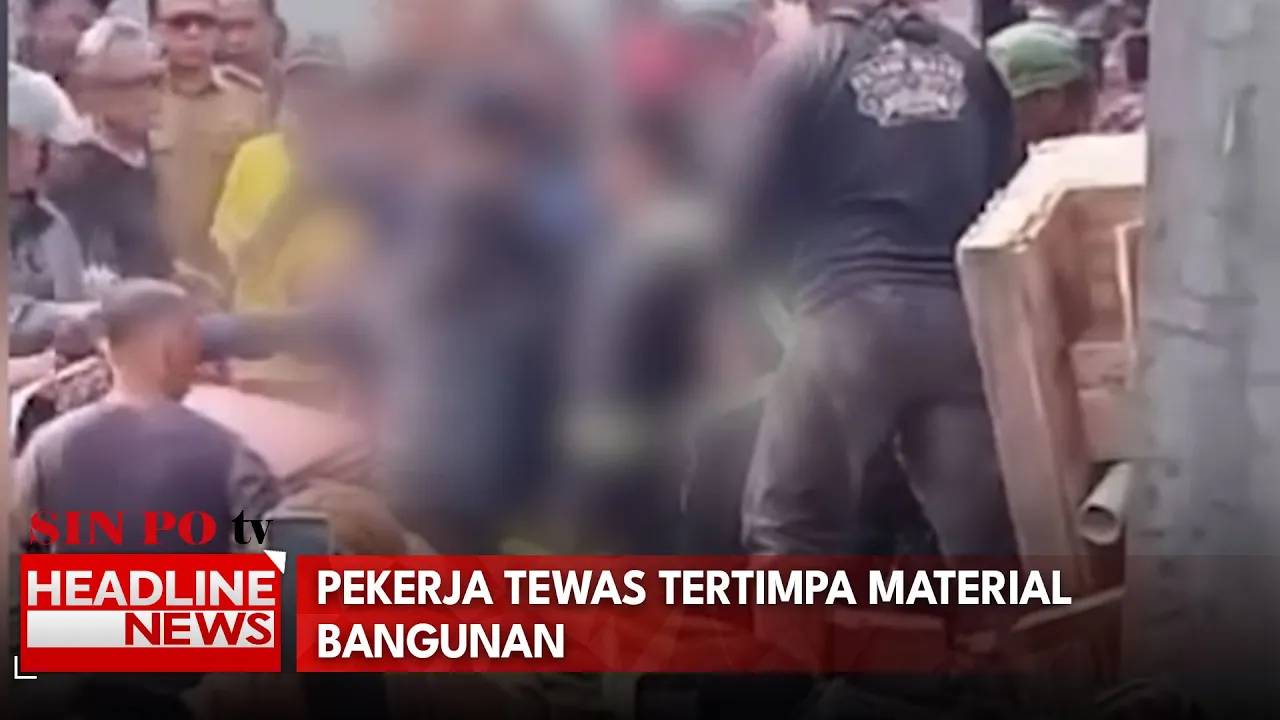 Pekerja Tewas Tertimpa Material Bangunan